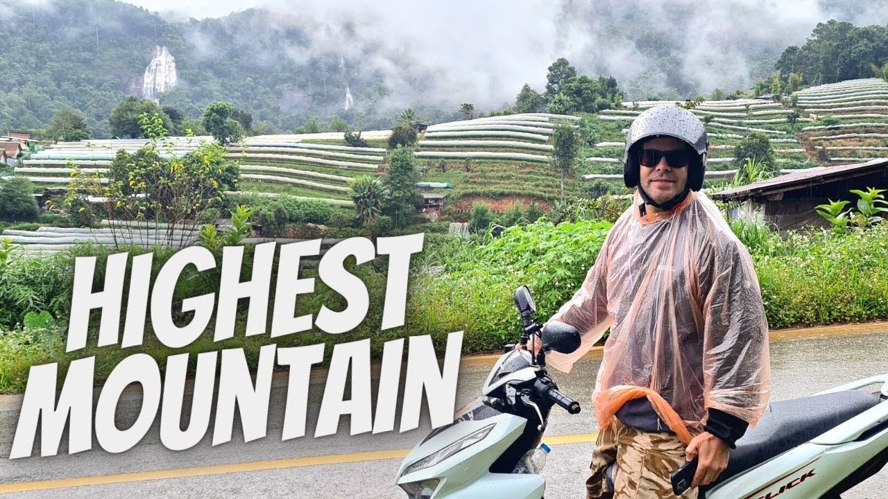 We drove to Chiang mai DOI INTHANON mountain - CHIANG MAI day trip highest mountain in THAILAND