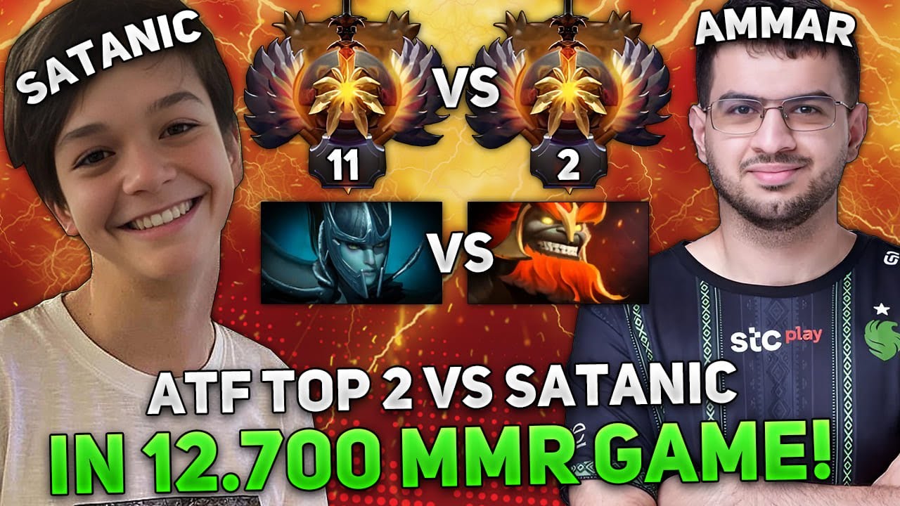 AMMAR_THE_F TOP 2 picked MARS MID against SATANIC in 12.700 MMR