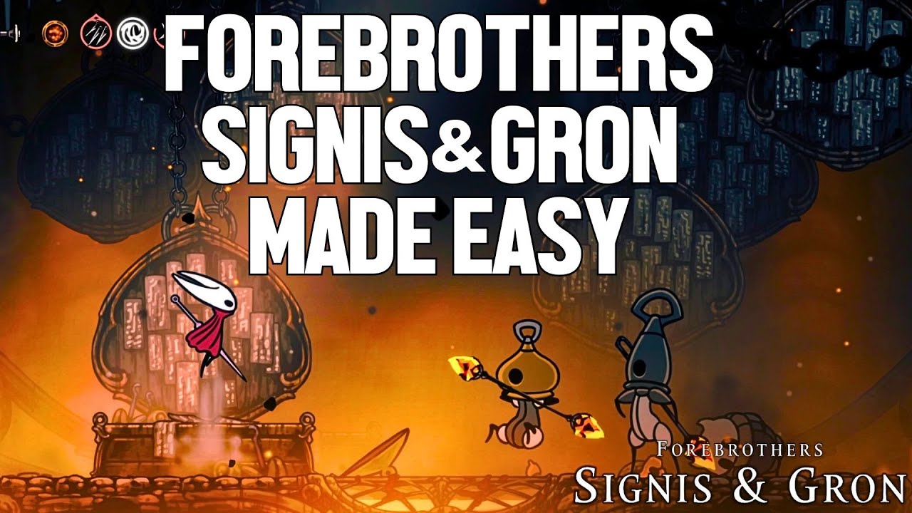 How to EASILY Beat Forebrothers Signis & Gron In Hollow Knight Silksong
