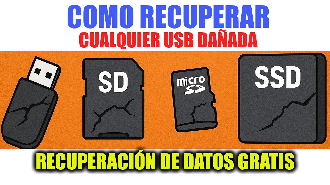 COMO RECUPERAR CUALQUIER MEMORIA DAÑADA USB, SD, MICRO SD y SSD│Recuperación de Datos Gratuita