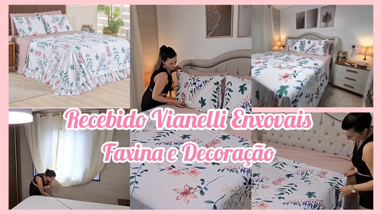 DECORAÇÃO NO QUARTO/RECEBIDO PERFEITO VIANELLI ENXOVAIS+FAXINA E CAMA POSTA#faxinacompleta#camaposta