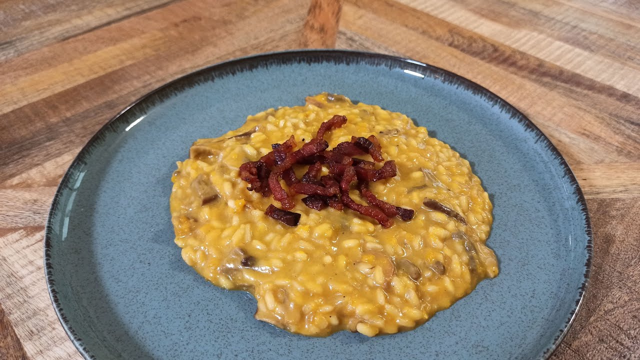 Risotto Zucca Porcini e Taleggio