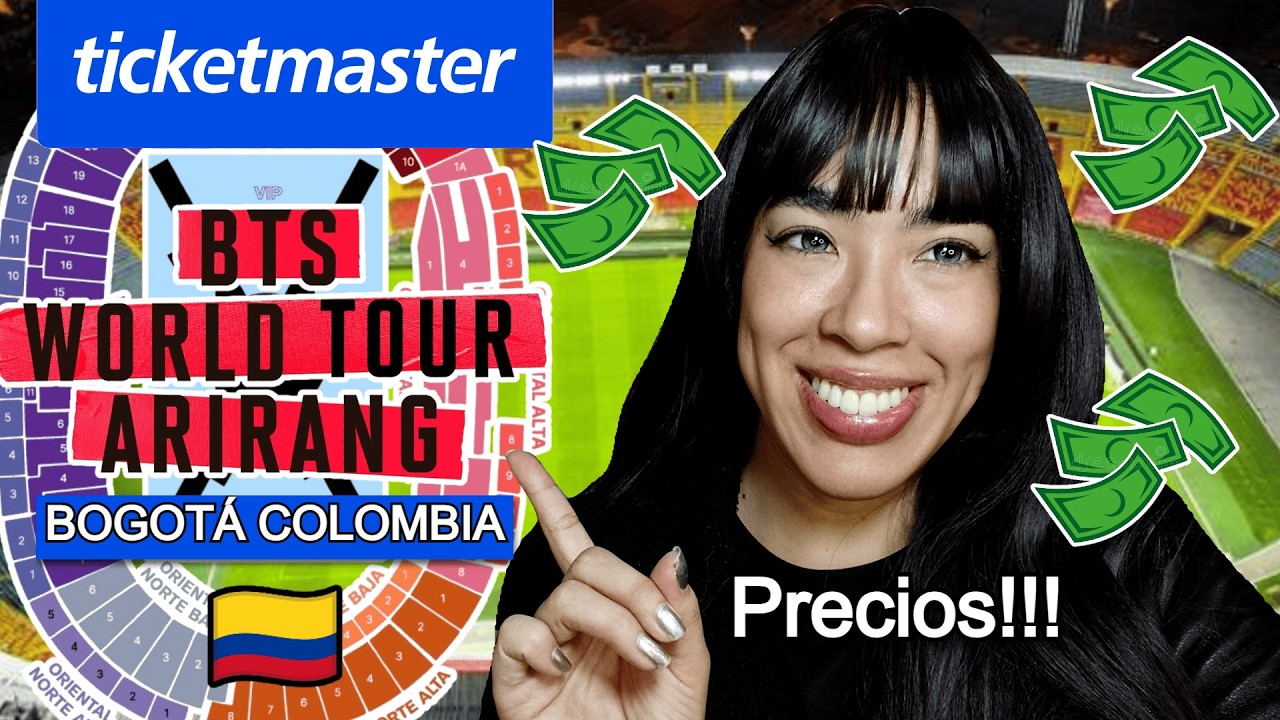 Precios BTS Bogot&aacute; Colombia 2026 💸 ARIRANG Tour &iquest;Cu&aacute;nto cuestan los boletos? Estadio y Ubicaciones