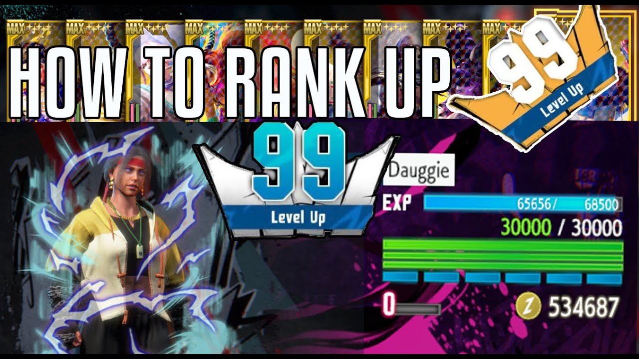 How To Quickly Level Up in Street Fighter 6 Both Level Rank & Master Style ( Rank 20 around 1 hour )