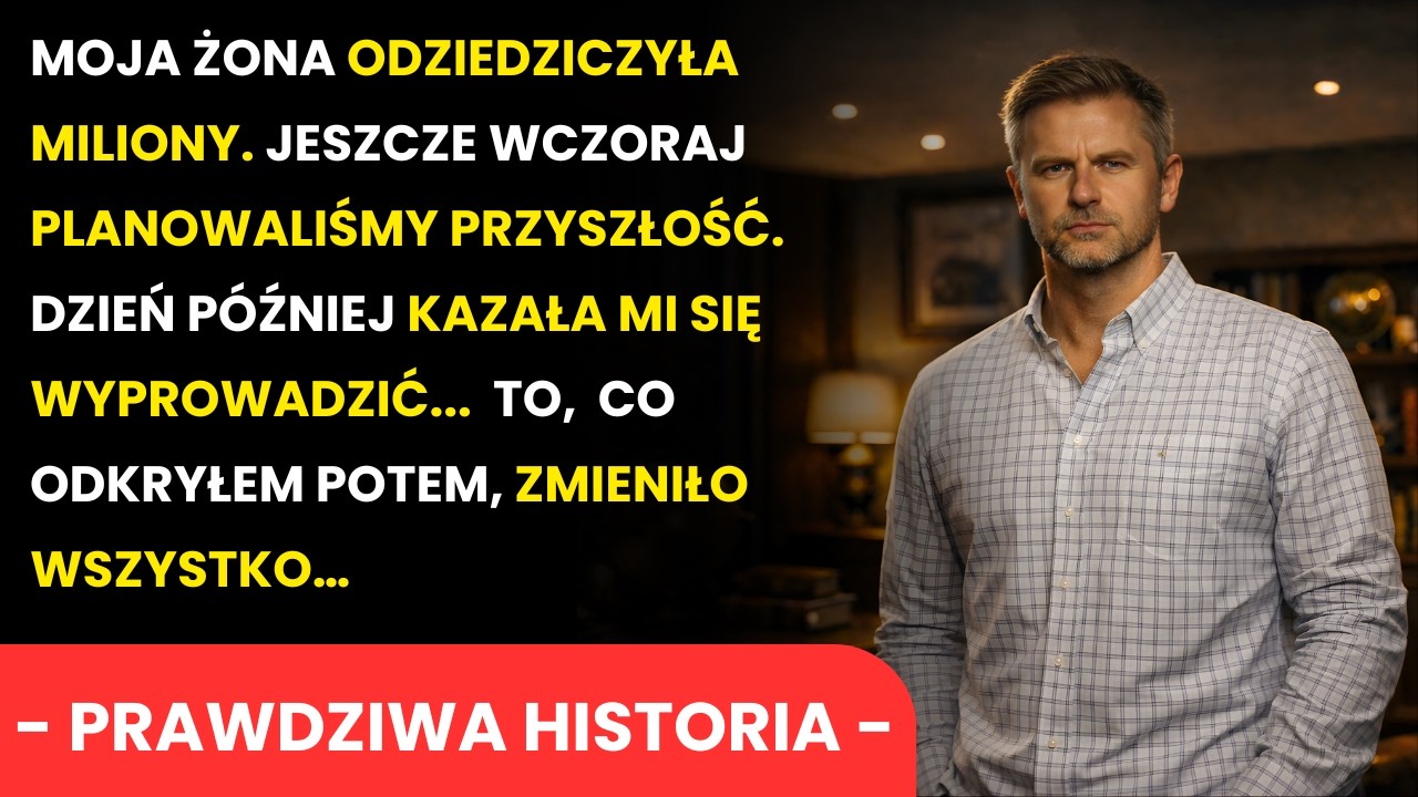 Moja Żona Odziedziczyła Miliony — A Dzień Później Kazała Mi Się Wynosić