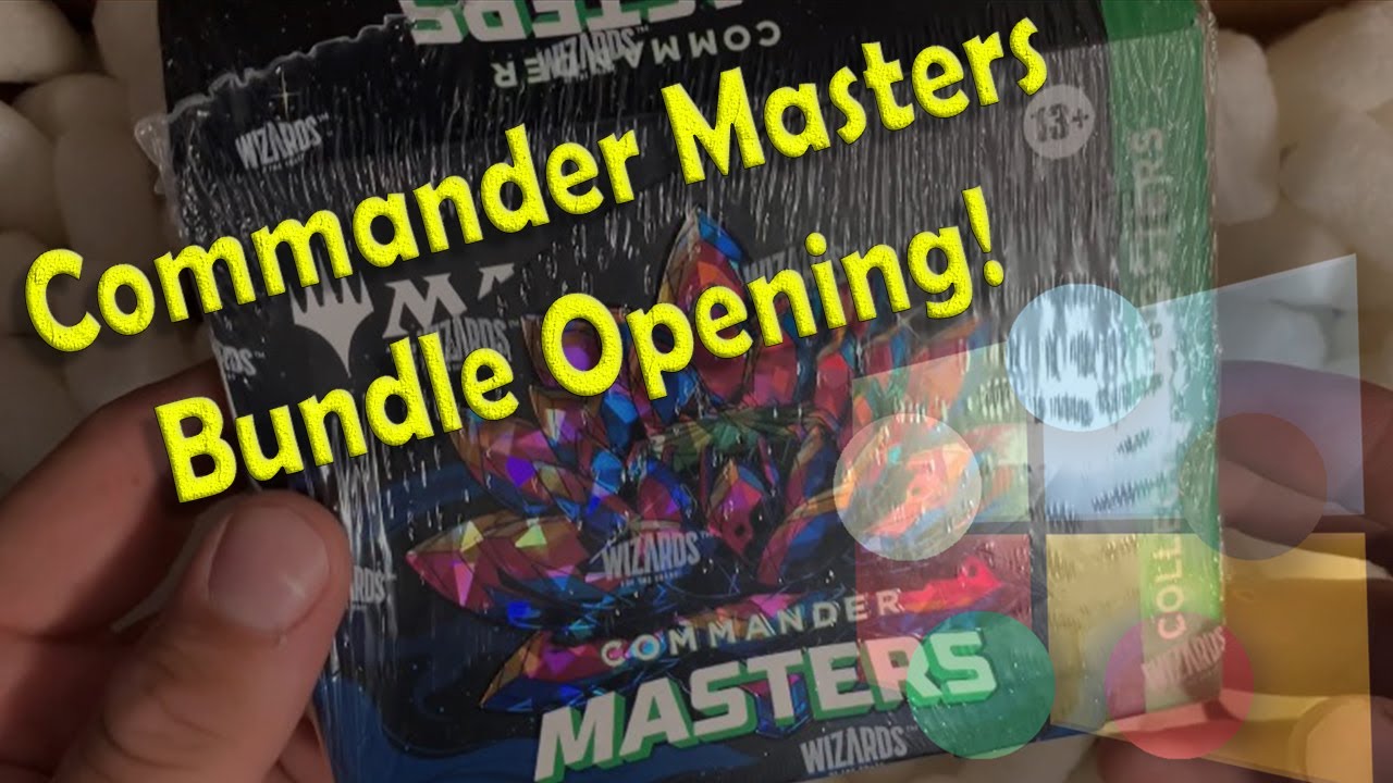 Commander Masters Product Opening! Can we hit a Jeweled Lotus??