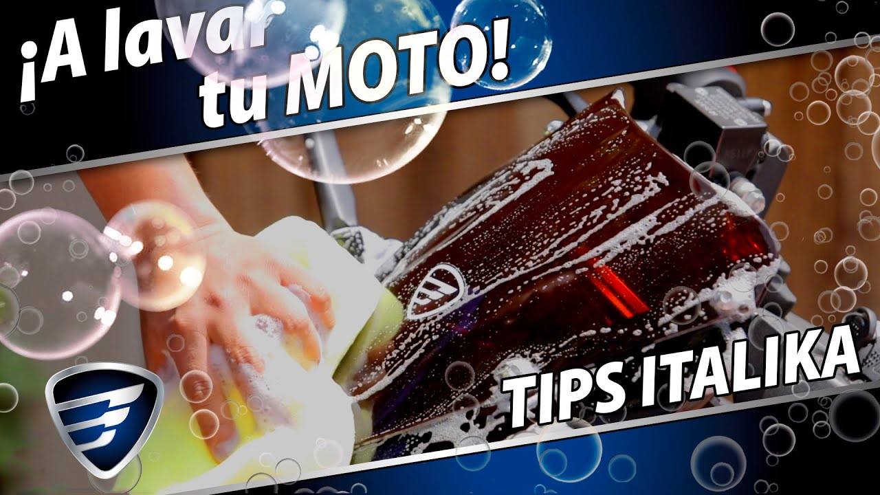 🚿🛁 Cómo LAVAR tu MOTOCICLETA ITALIKA 🛁🚿