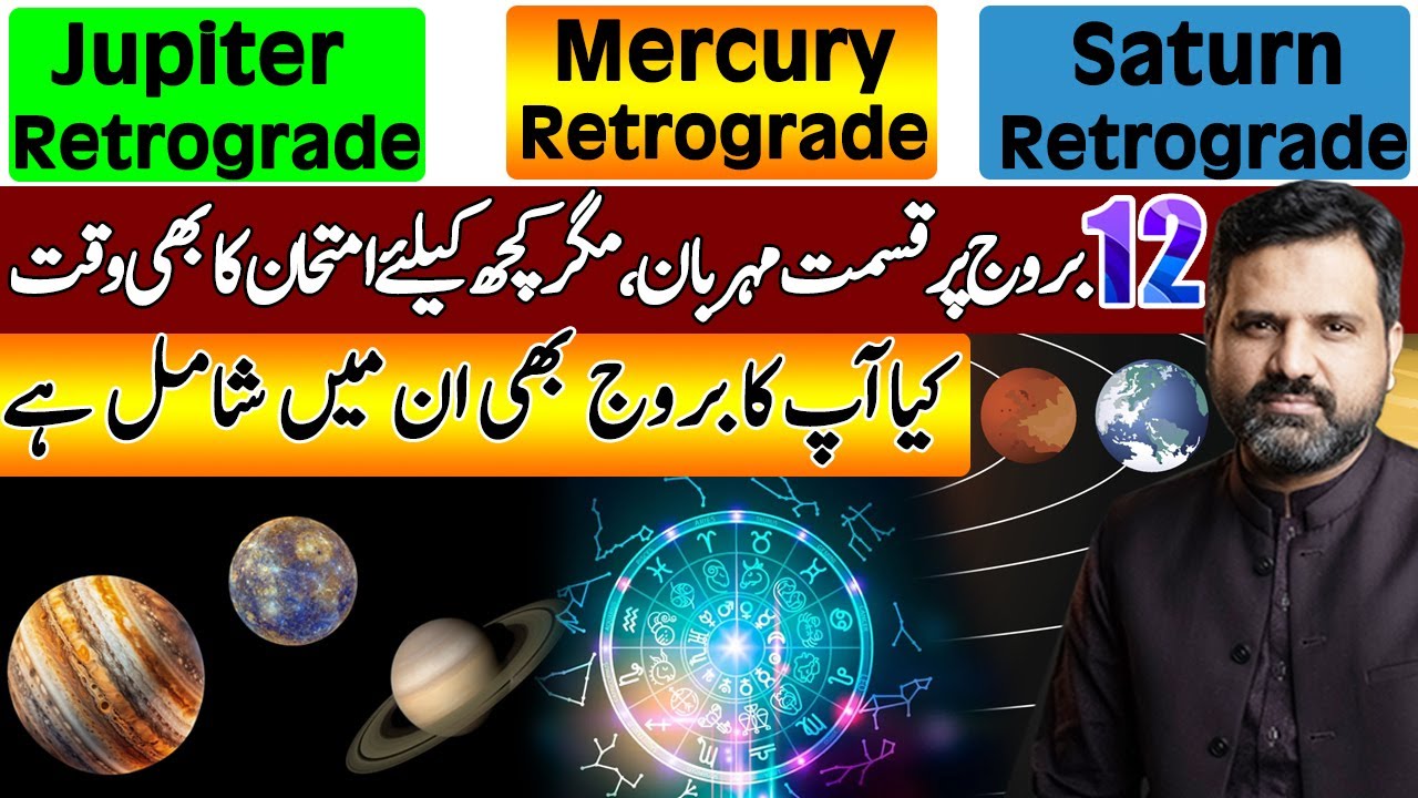 Jupiter, Mercury & Saturn Retrograde | Effects on 12 Zodiac Signs | Astrologer Osama Ali Khan