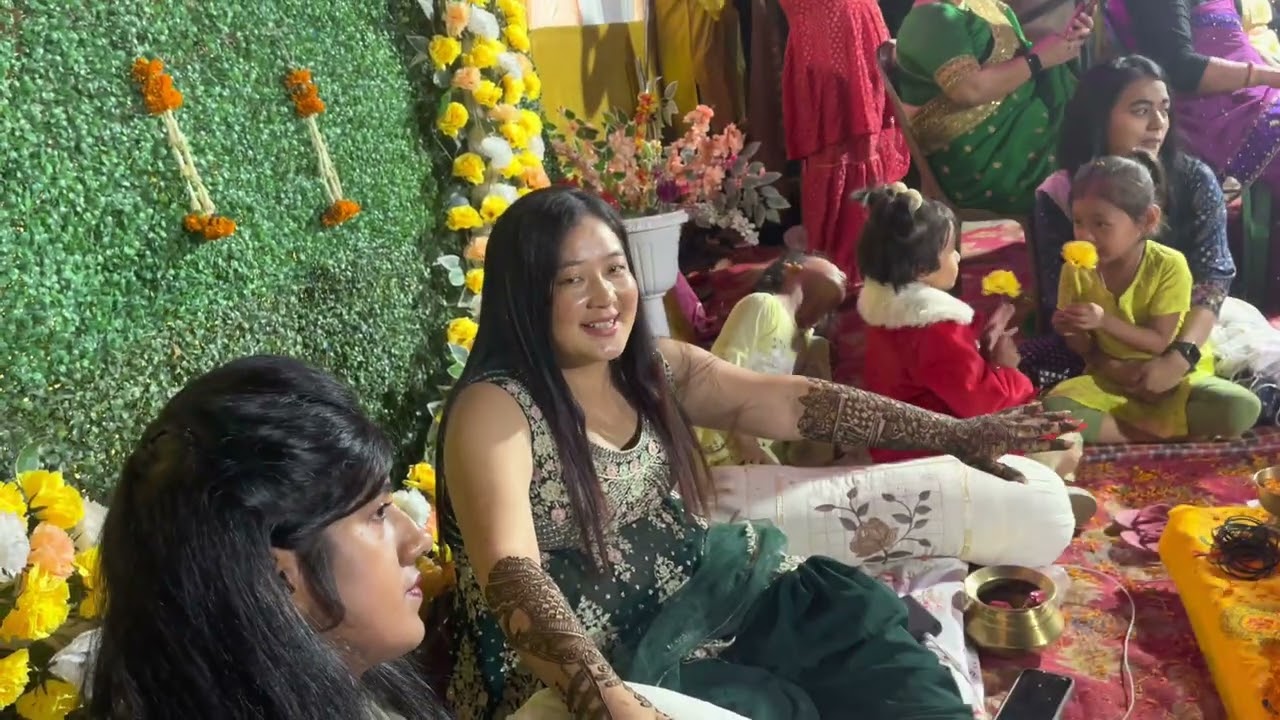 @Dinalepcha  Surprise Dance Made Me Emotional Night  Sangeet Part 01