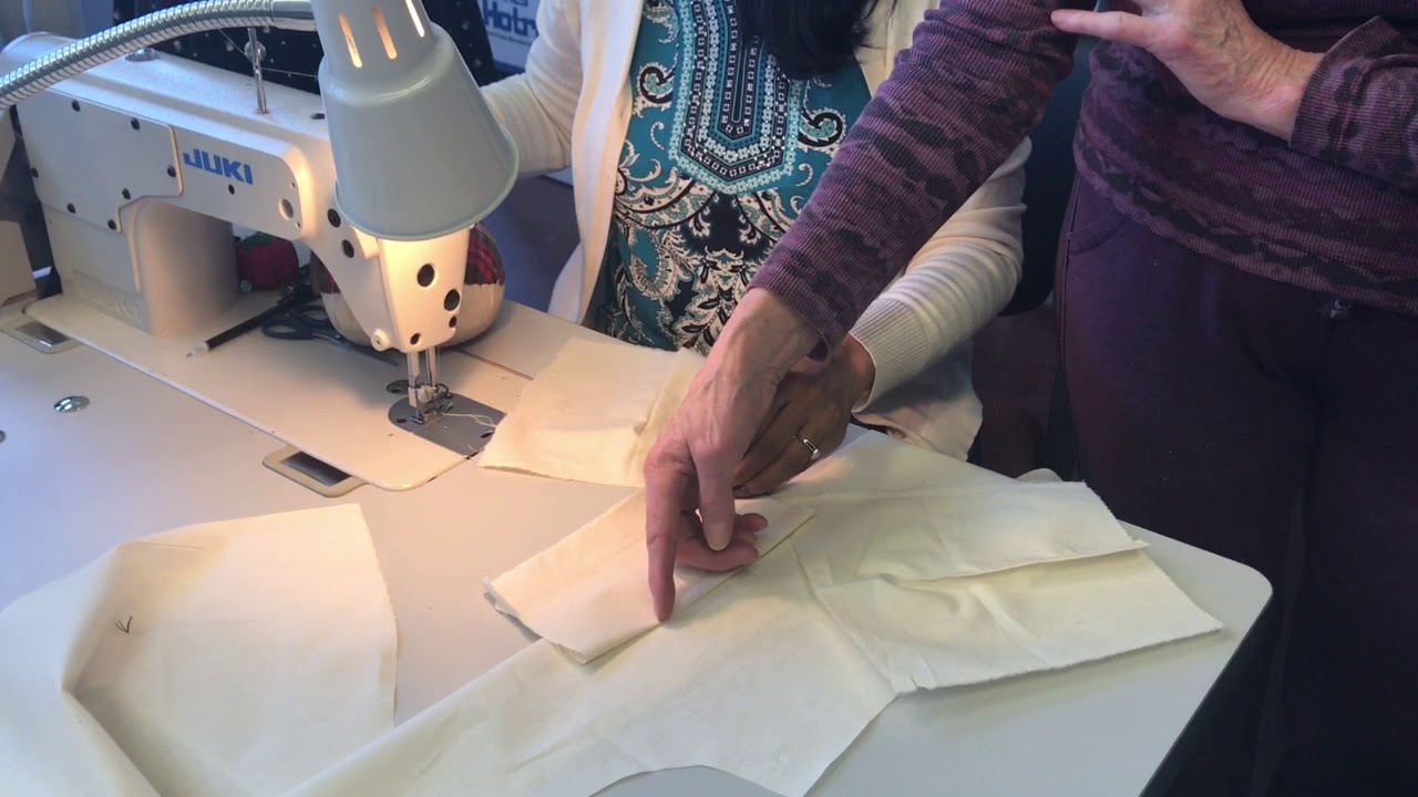 How To TAILOR TACK And Sew DART