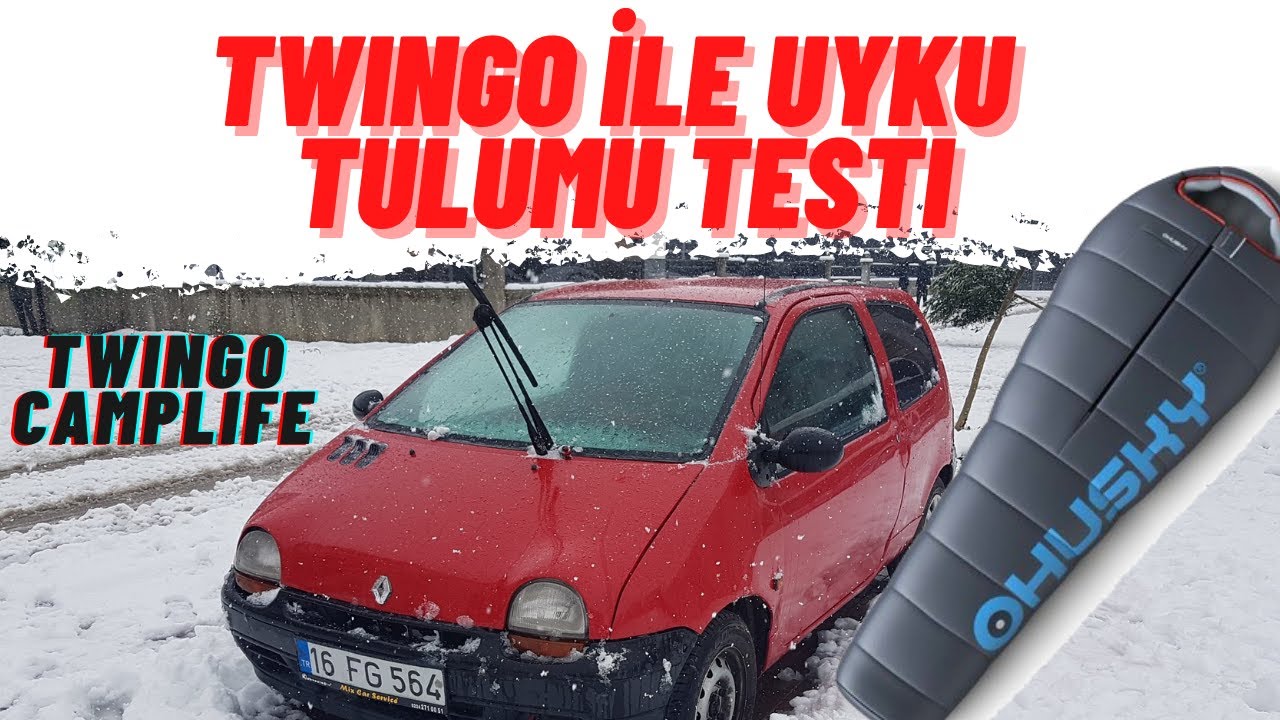 Twingo ile Husky Anapurna uyku tulumu deneme