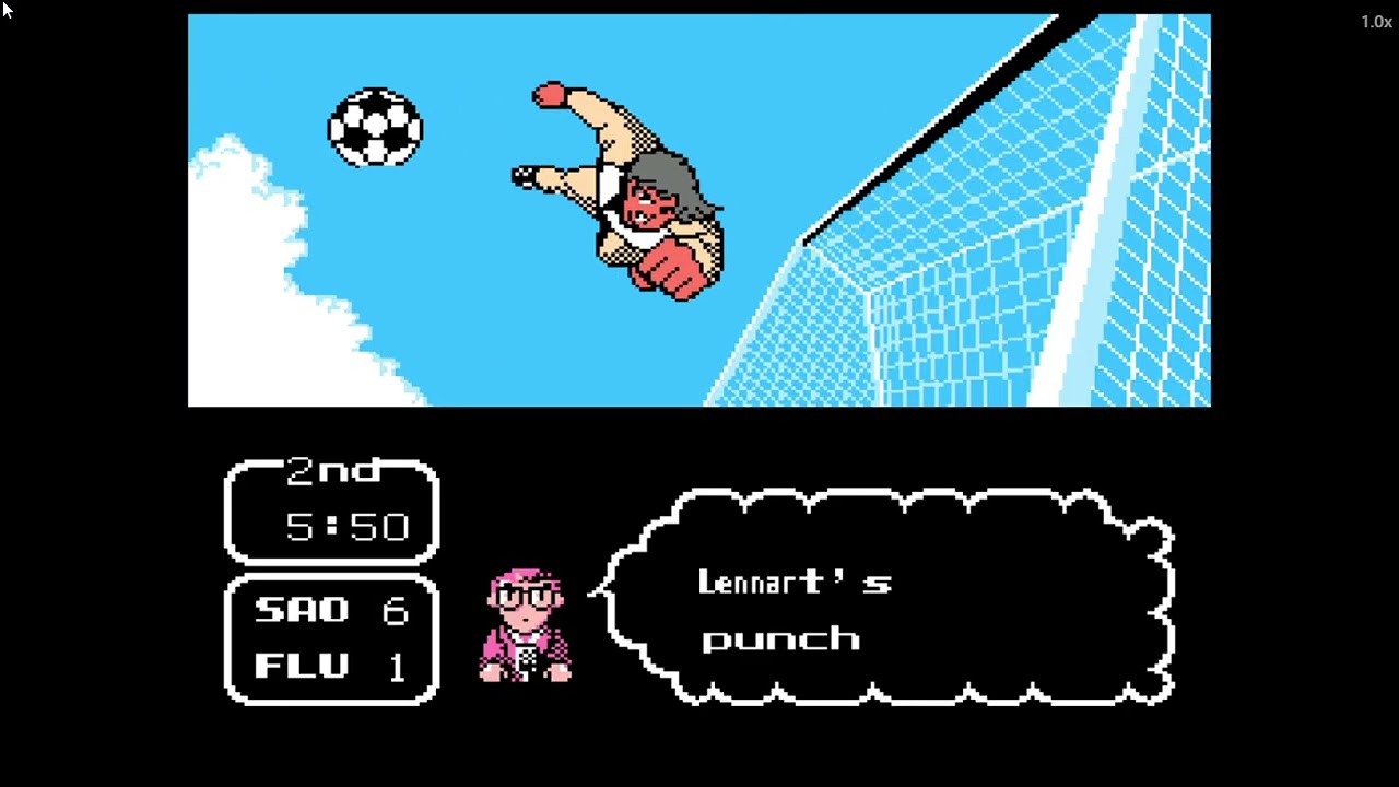 Captain Tsubasa Vol II : Super Striker - First Game