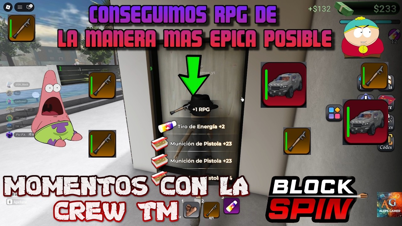 🔥BLOCK SPIN🔥CONSEGUIMOS RPG DE LA MANERA MAS EPICA POSIBLE😂🤑🤯