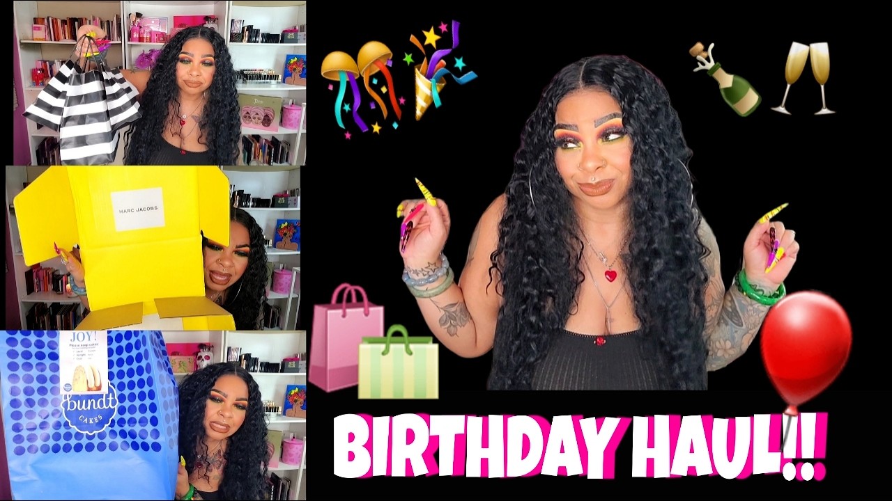 GIFTS ON GIFTS ON GIFTS! Everything I got for my Birthday🥰🥰🥰🎁🎈🧁