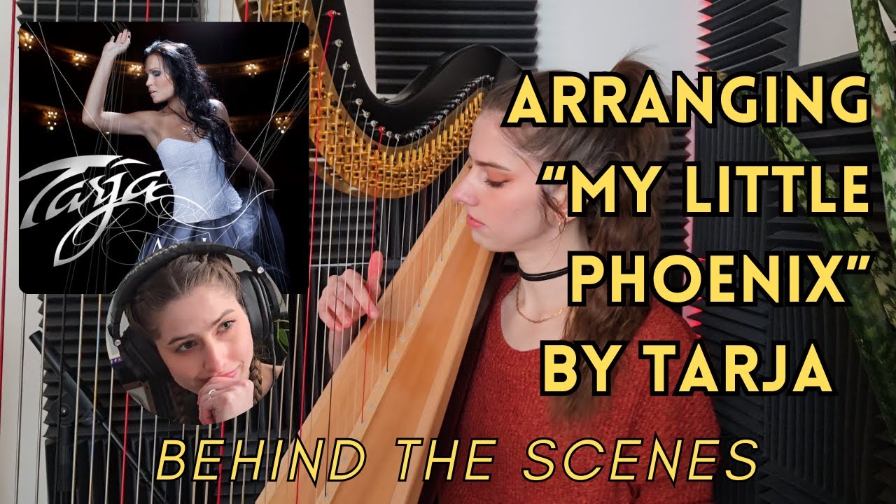 I Arranged a Symphonic Metal Song for Solo Harp // Bridget Jackson Harp