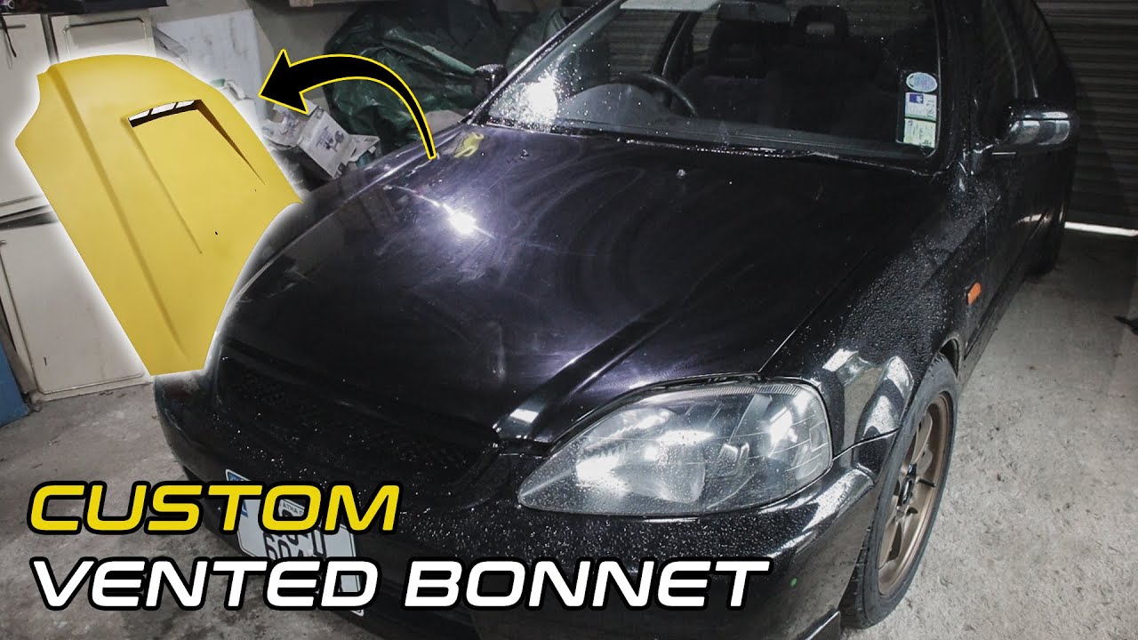 Building DIY Vented Bonnet For The Ek Civic || Part 1