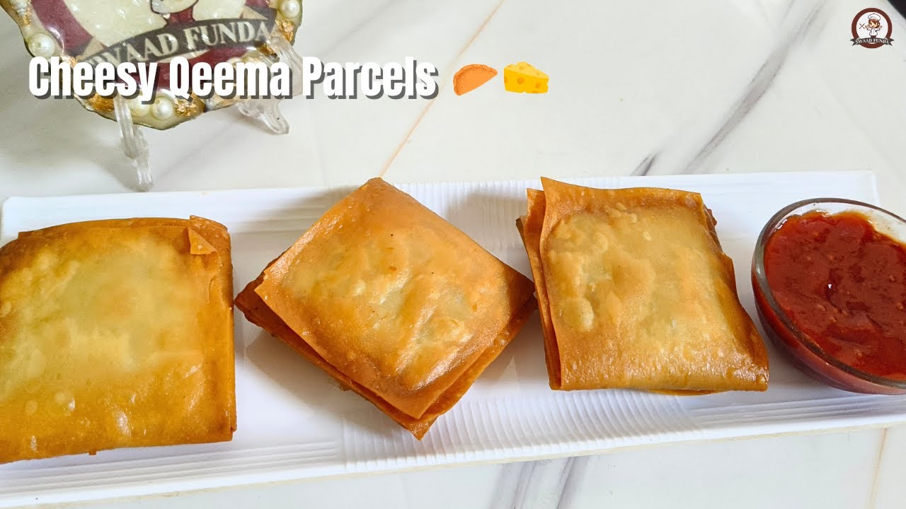 Ramzan Special Crispy Cheesy Qeema Parcels | Iftar Special Snack | Easy Recipe
