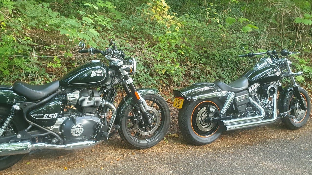Royal Enfield Super Meteor против Harley-Davidson Fat Bob