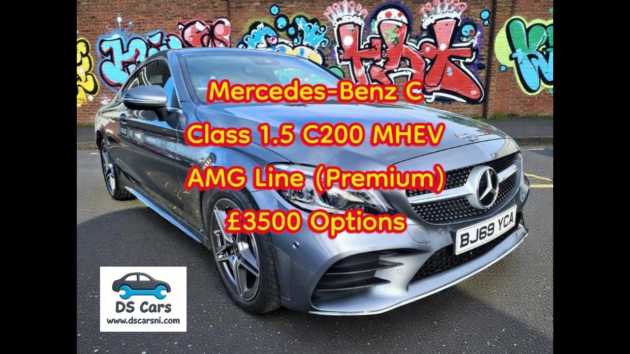 Mercedes-Benz C-Class C 200 AMG Line Premium Auto 2019 года выпуска, пробег 62 000 миль.