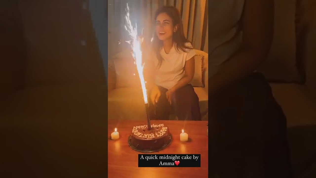 Amar Khan Celebrating Birthday With Mother🎂🎂 #shorts