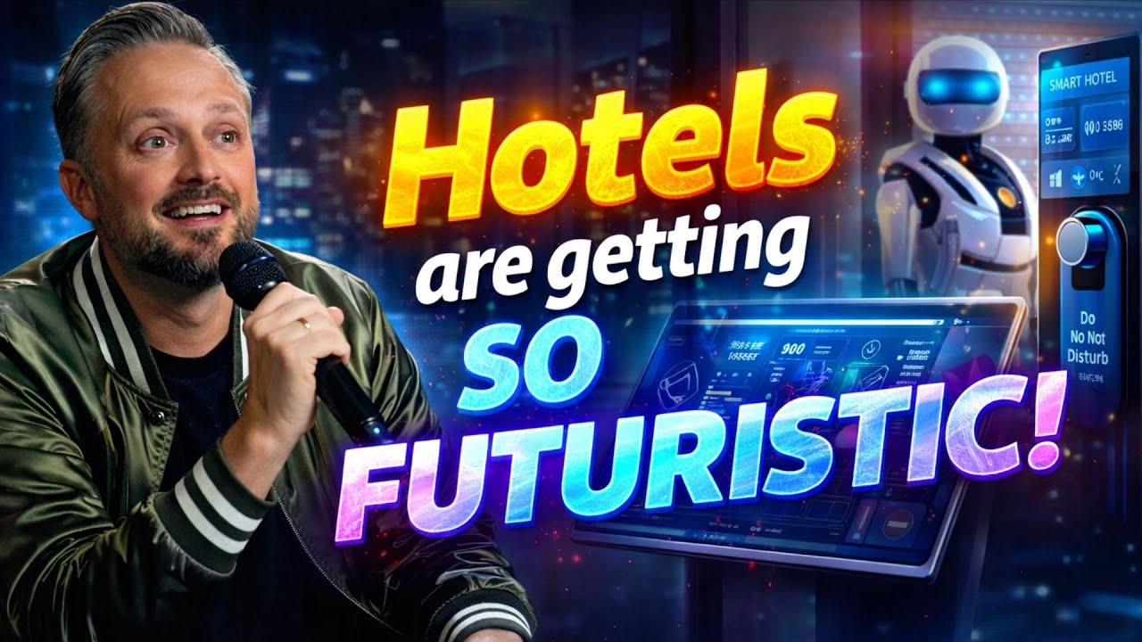 Hotels are getting so futuristic. | Nate Bargatze