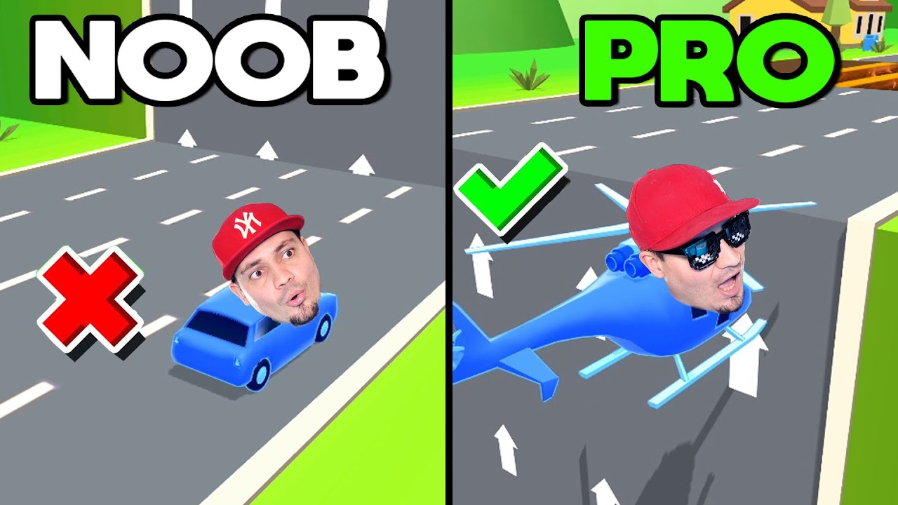 NOOB VS PRO W SHAPE SHIFTING! 😎