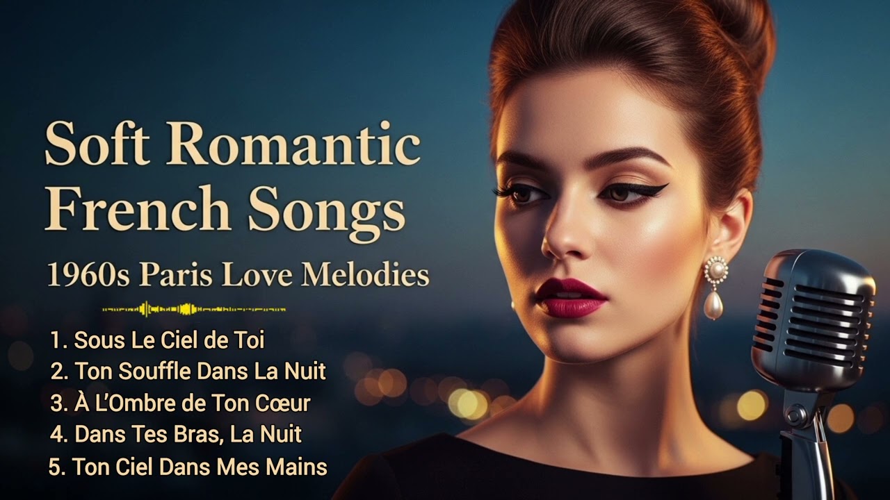 Soft Romantic French Songs of the 1960s 🌙 Paris Love Melodies for the Heart