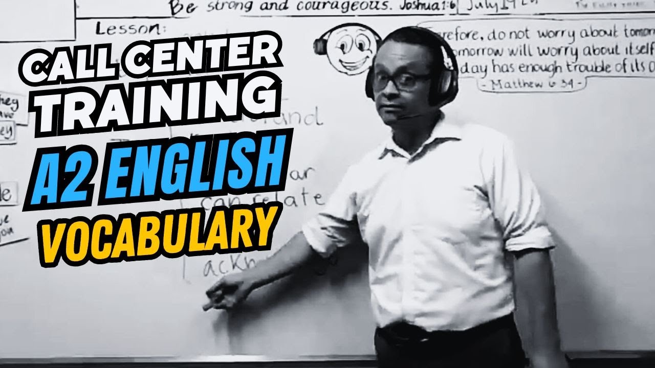 A2 English Easy and Slow Customer Service Vocabulary Lesson