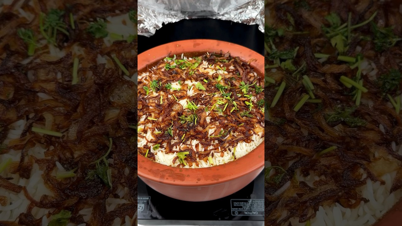 Handi Biryani ASMR Cooking || #shorts #asmr #indianasmrworld #food #cooking #nonveg #handibiryani