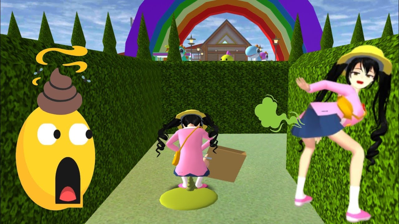 Kebelet Eek 💩💩 Sakura Eek Mencret Karna Keracunan Cake Cat Butler 😨 Sakura School Simulator