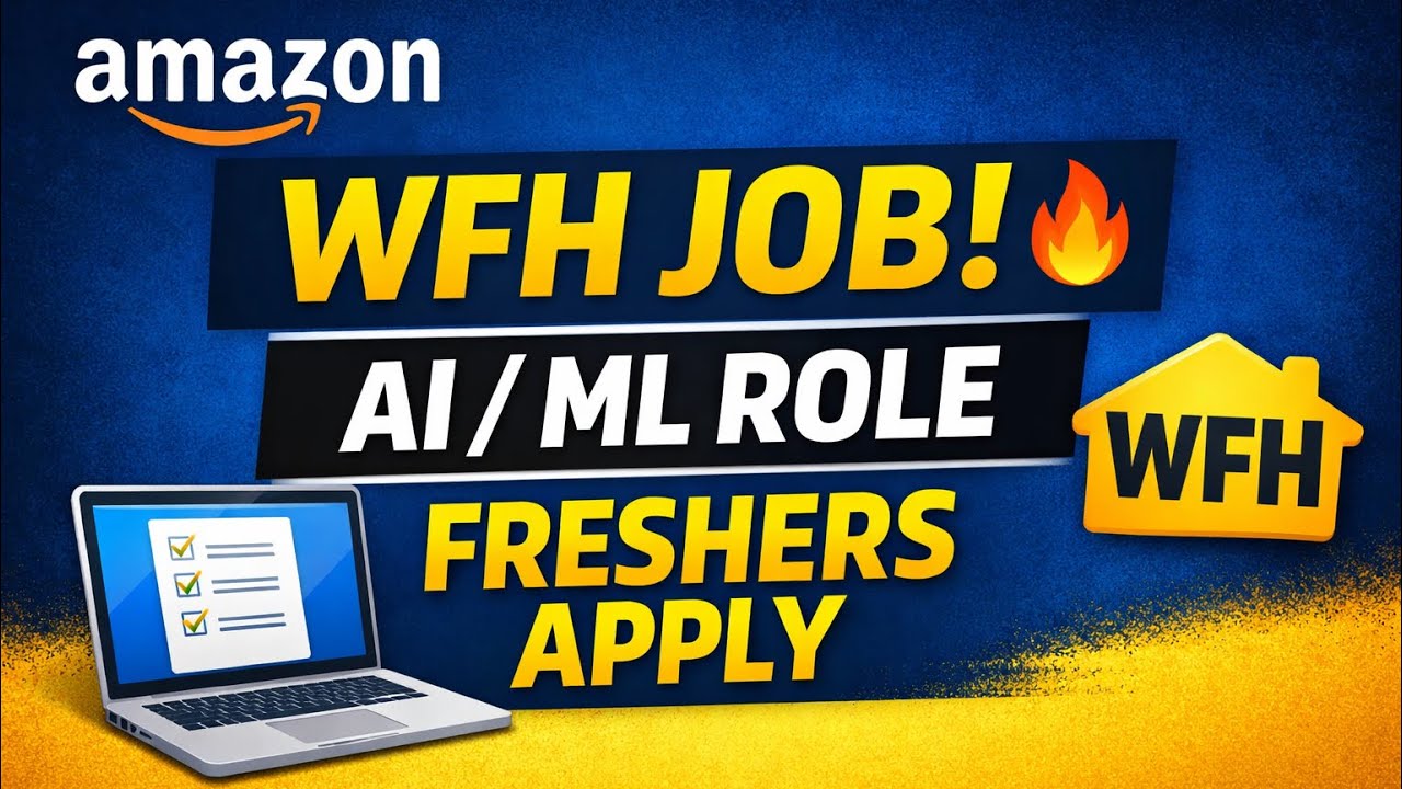 Amazon Work From Home Job 2026 | AI / ML Data Associate | Freshers Eligible | Tamil