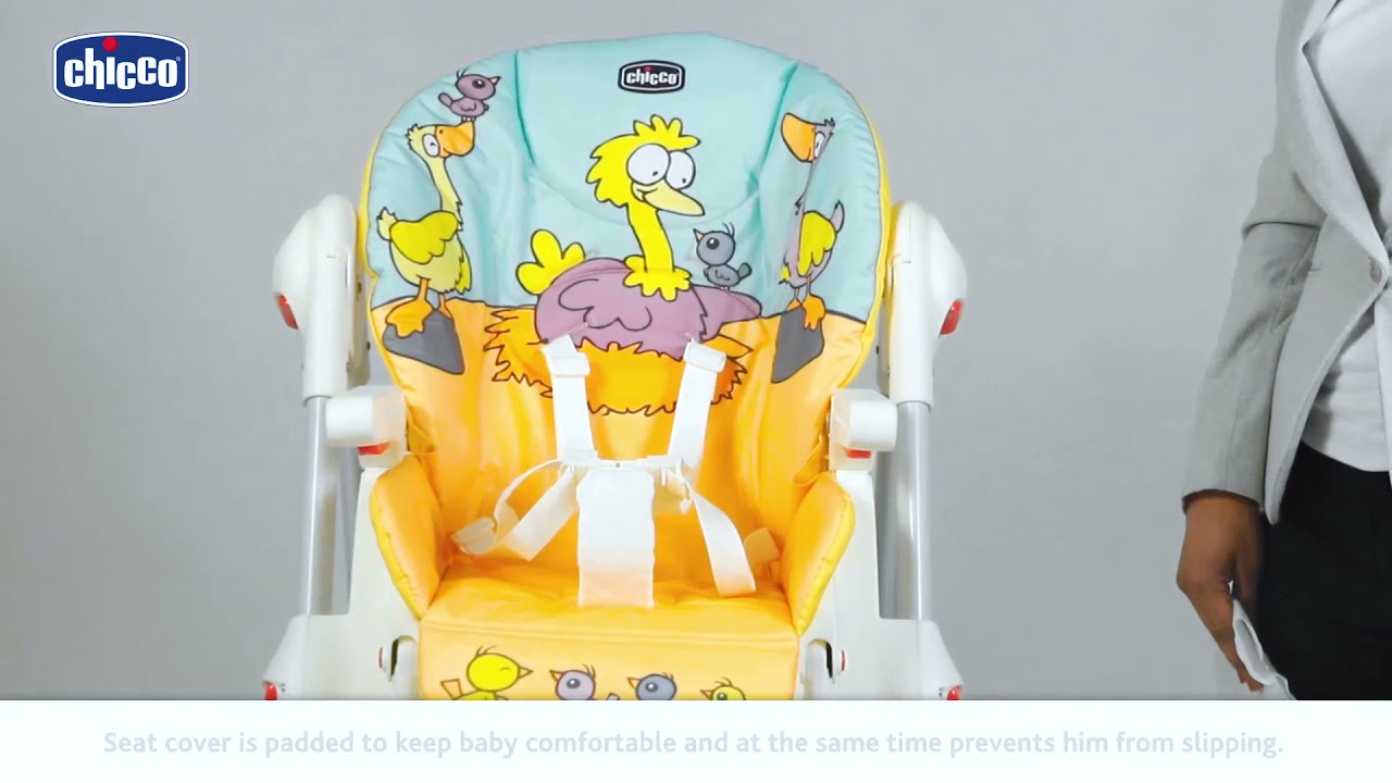 Chicco Polly Easy Highchair - How to assemble (English)
