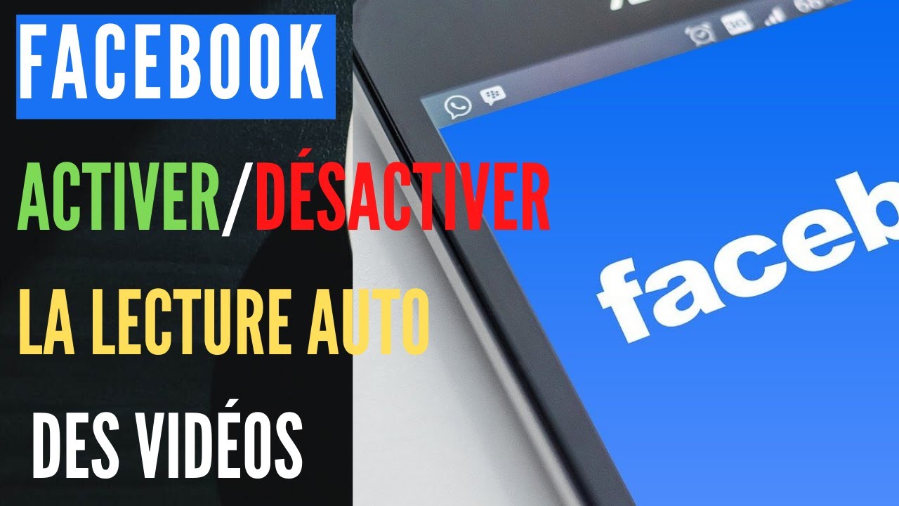 Facebook Guide: comment activer/d&eacute;sactiver la lecture automatique des vid&eacute;os sur fb
