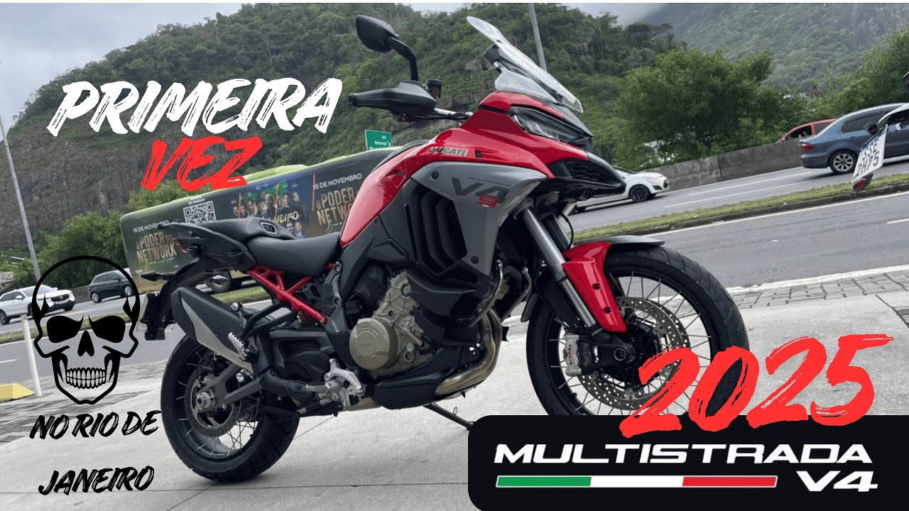 PRIMEIRO ROLÊ MULTISTRADA V4s 2025 | PRIMEIRO VÍDEO DO CANAL #ducati #multistradav4s #riodejaneiro 