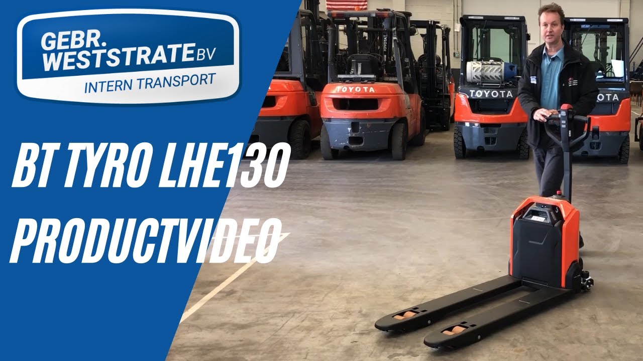 BT Tyro LHE130 Elektrische palletwagen | Gebr. Weststrate BV |