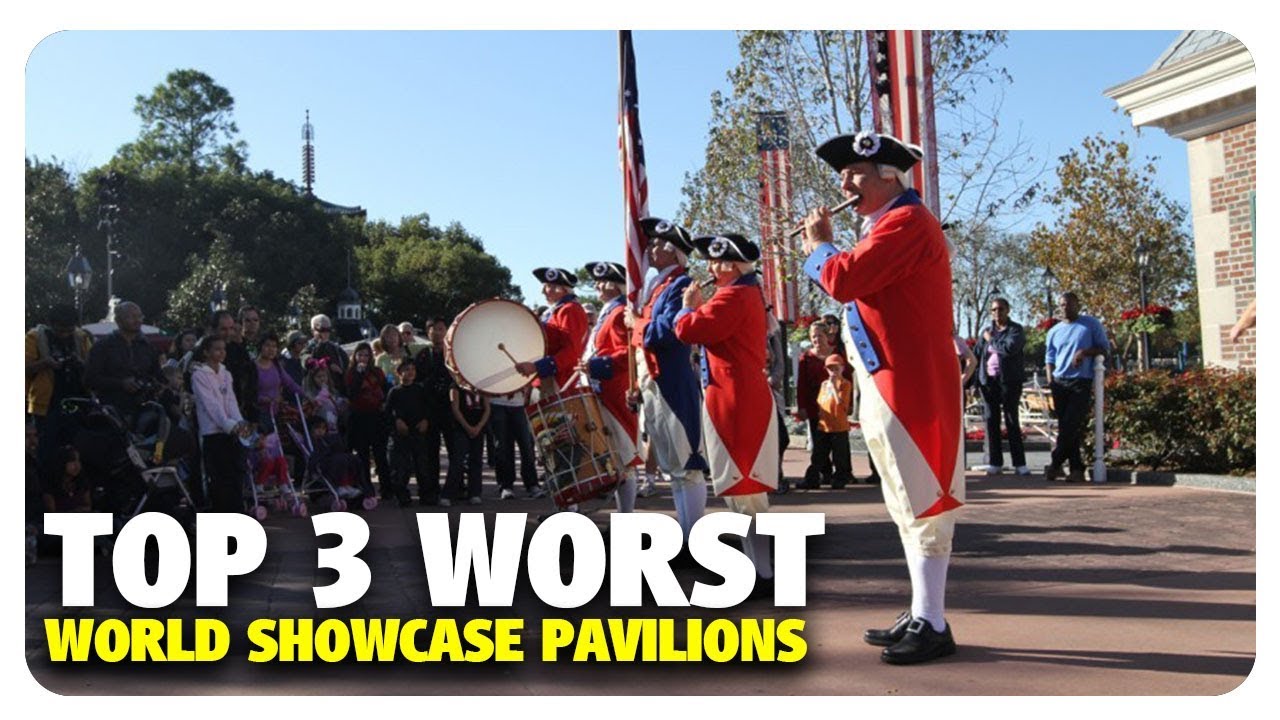 TOP 3 WORST World Showcase Pavilions | Best and Worst | 08/30/17