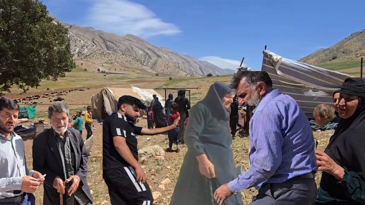 The destruction of the Shirvan family's tent and the help of Atabak and Shahin