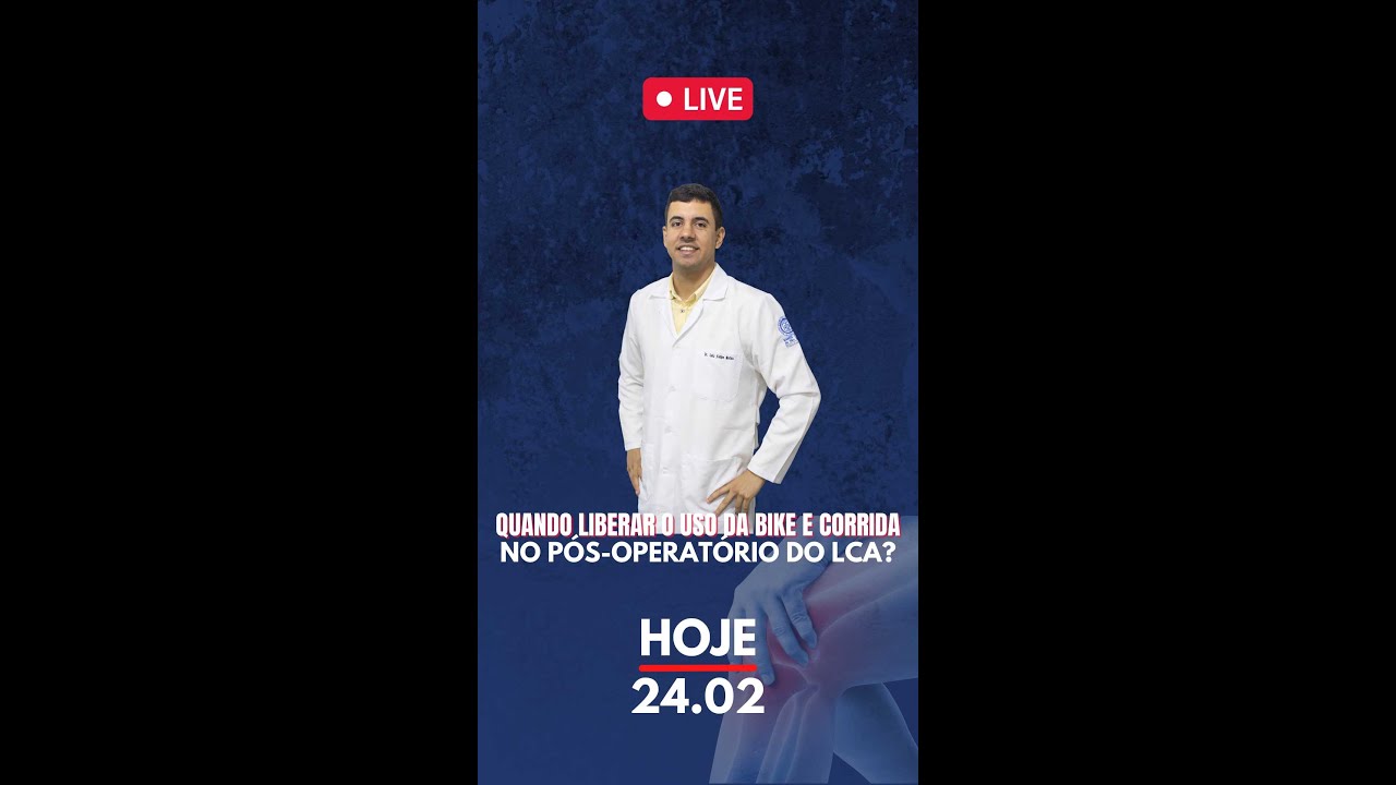 Quando liberar a bike e corrido no pós operatório de LCA?