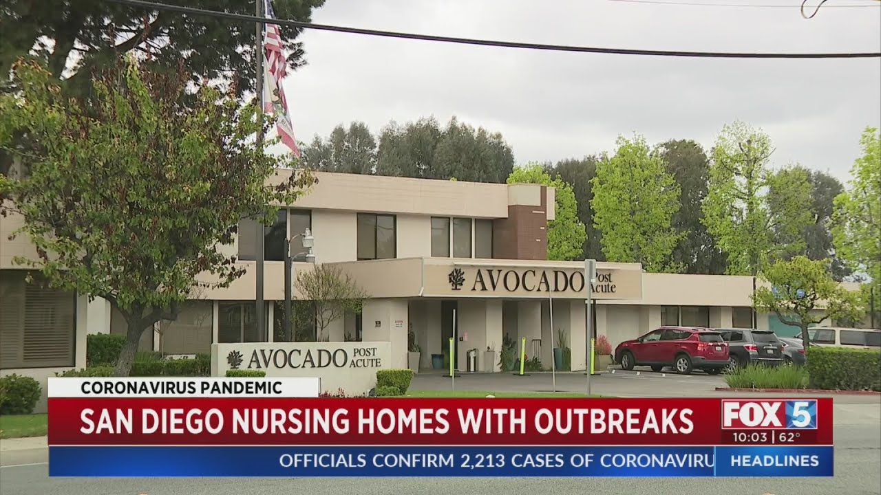 San Diego Nursing Homes With Outbreaks