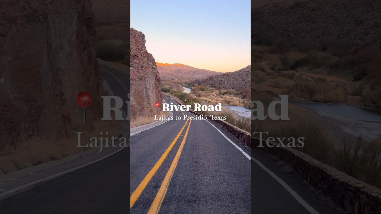 Don&rsquo;t miss this Scenic Drive while in Big Bend Texas 🏜️🤠🐴 #visitbigbend #bigbend #riverroad