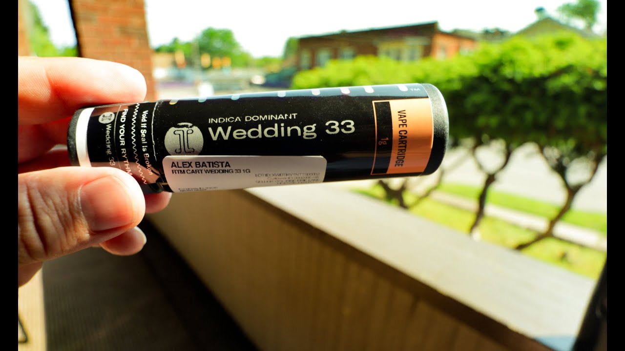 NEW  !!! RYTHM ~ Wedding 33       (One Gram vape cartridge)