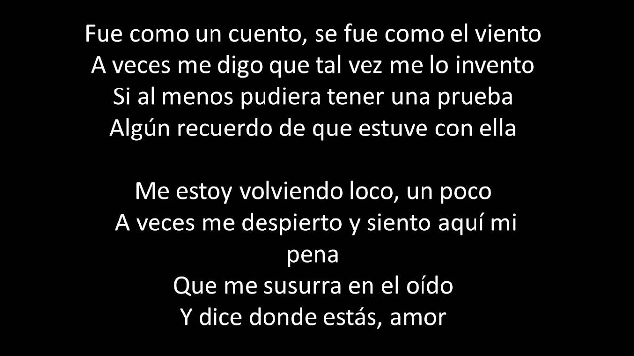Inolvidable letra