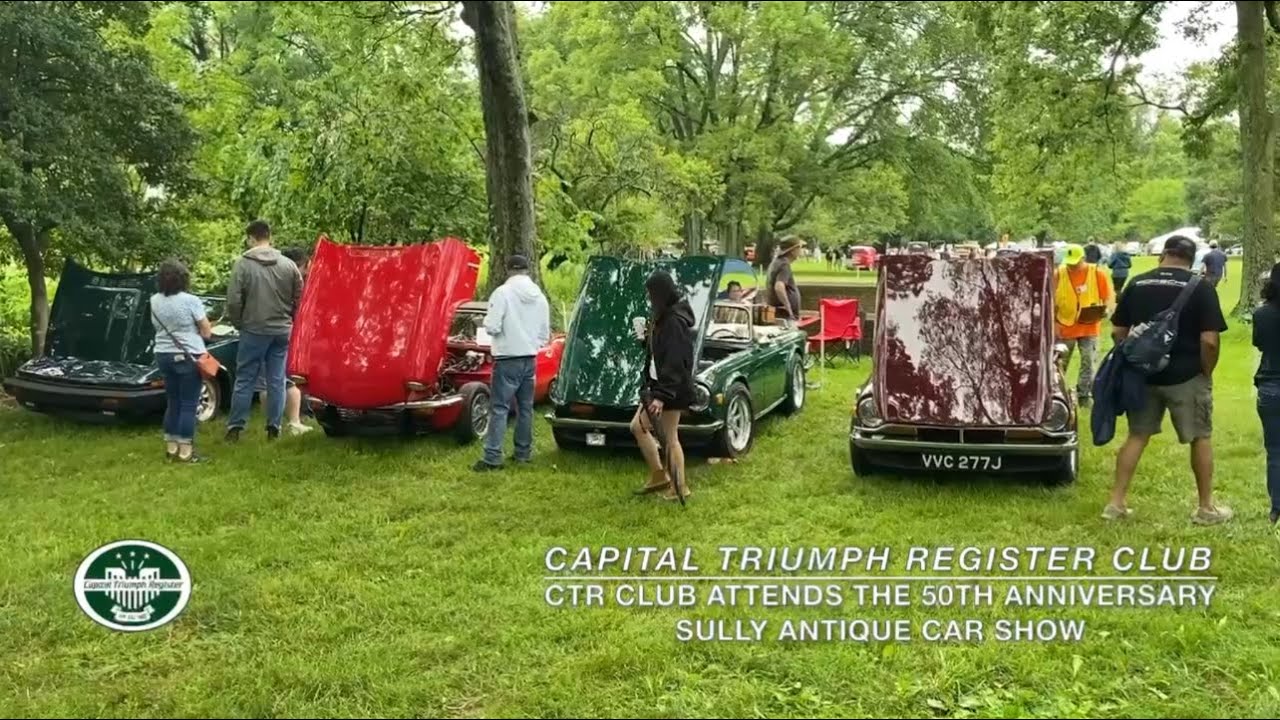 Capital Triumph Register Club: 50th Anniversary Sully Antique Car Show (June 15, 2025)