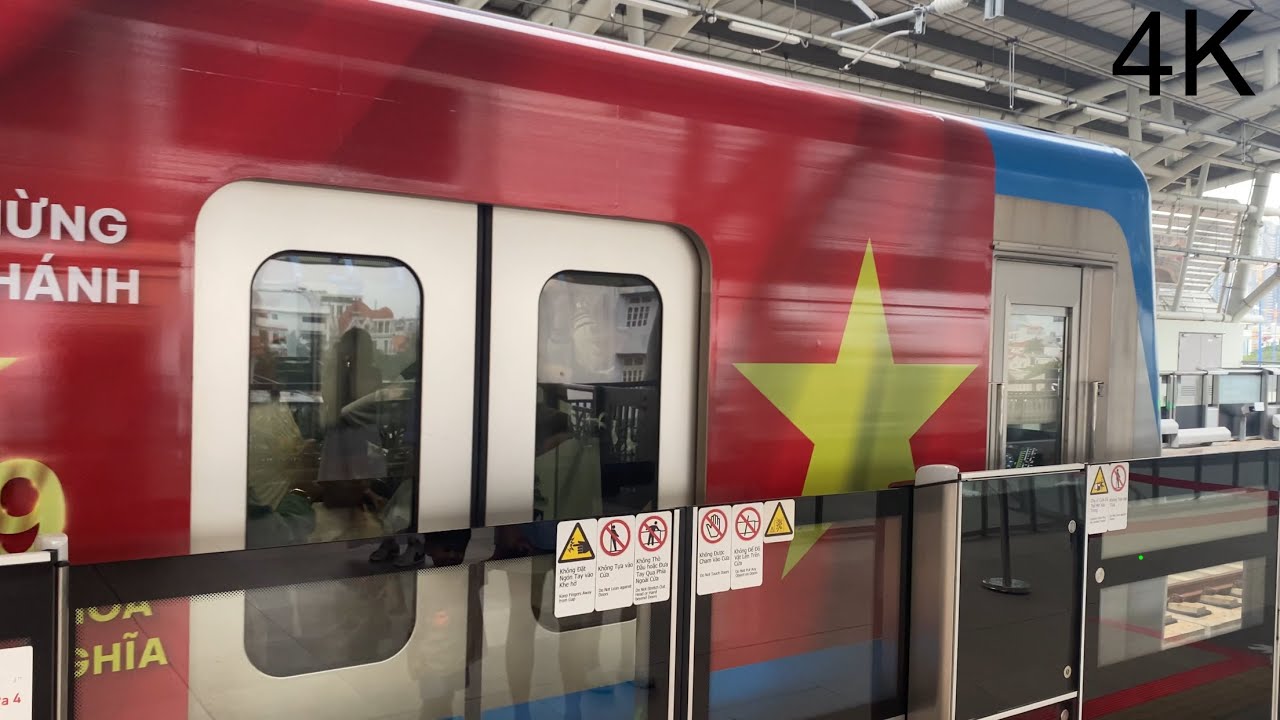 HCMC METRO #33 | Vietnam | Metro Ride From Thao Dien To Ben Thanh | Afternoon Ride | Hitachi | [4K]