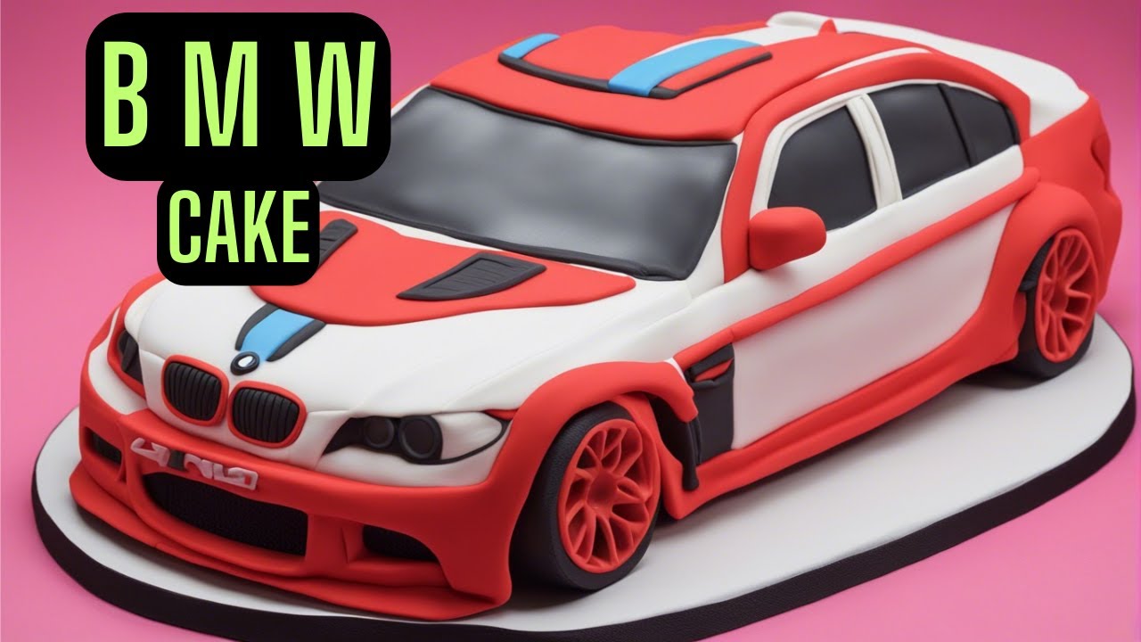 Speed and Sweetness: BMW Car Cake Photos Revealed !