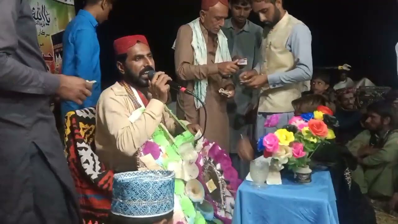 سردار نبي منهنجوSardar Nabi Minhnjo by Karim Bux Malik