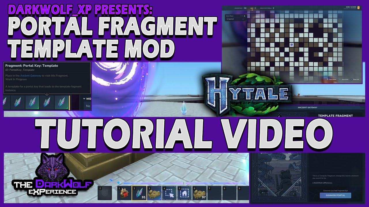 Portal Fragment Template MOD - Hytale Modding Tutorial 