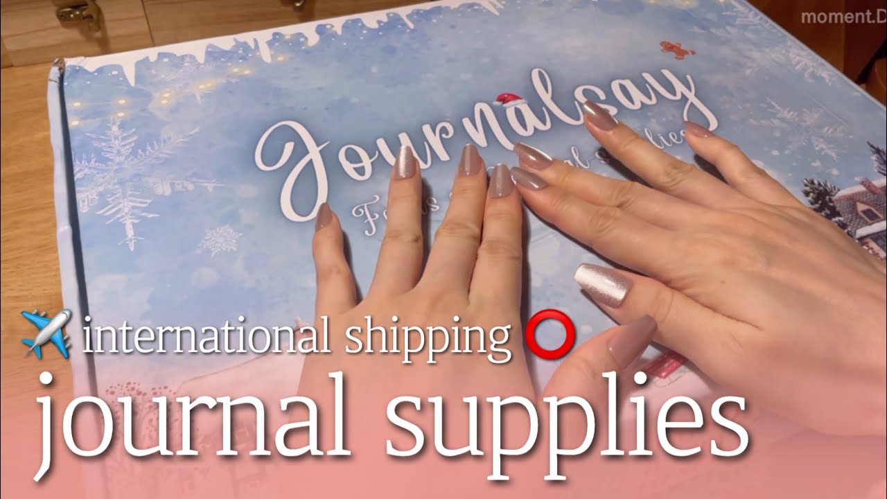 [sub] 취향껏 잔뜩 골라온 journalsay 언박싱&다꾸 Art Journaling #unboxing  #scrapbooking #コラージュ #collage