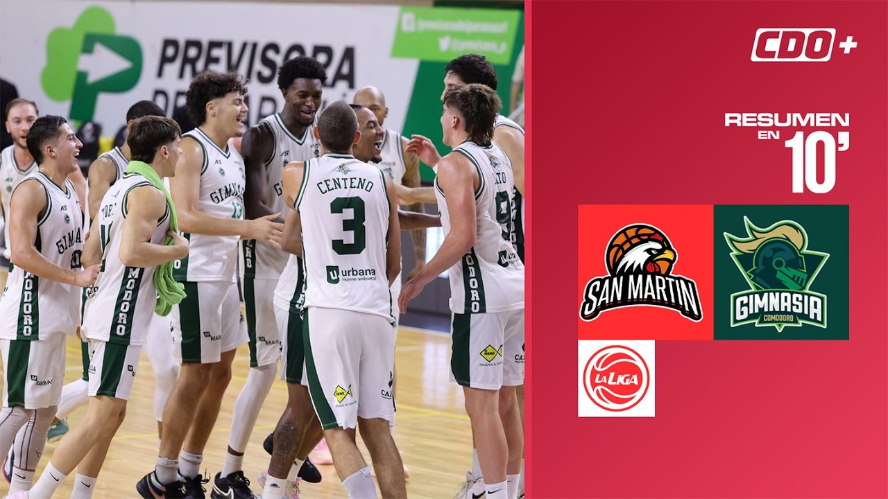 🏀 Resumen en 10': San Martín vs Gimnasia - Liga Nacional Argentina Semana 22