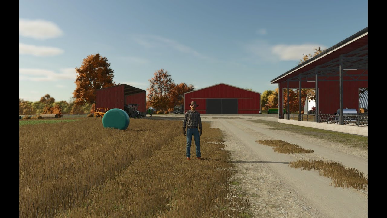MAKING SILAGE BAILS AND BUYING MORE CATTLE
